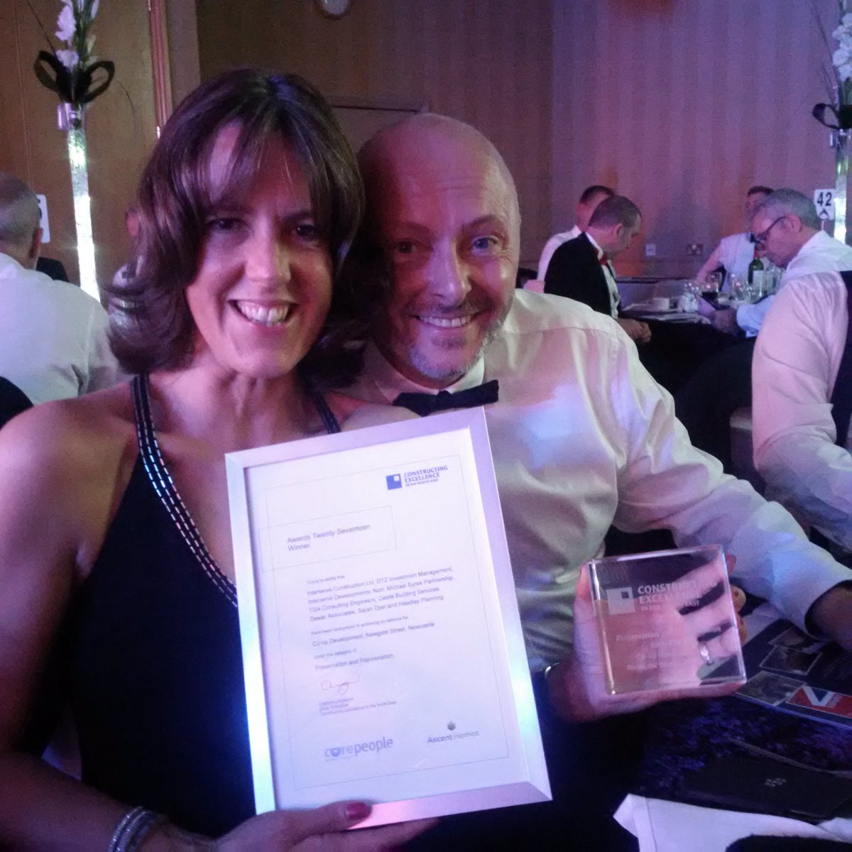 spdyer_'s tweet photo. Fantastic! Thank you #CENE2017 #inside117newgate @IRVconstruction @NORR_Int @apex_acoustics @seanhedley2 #heritage #rejuvenation #winners https://t.co/zITevaGkQm