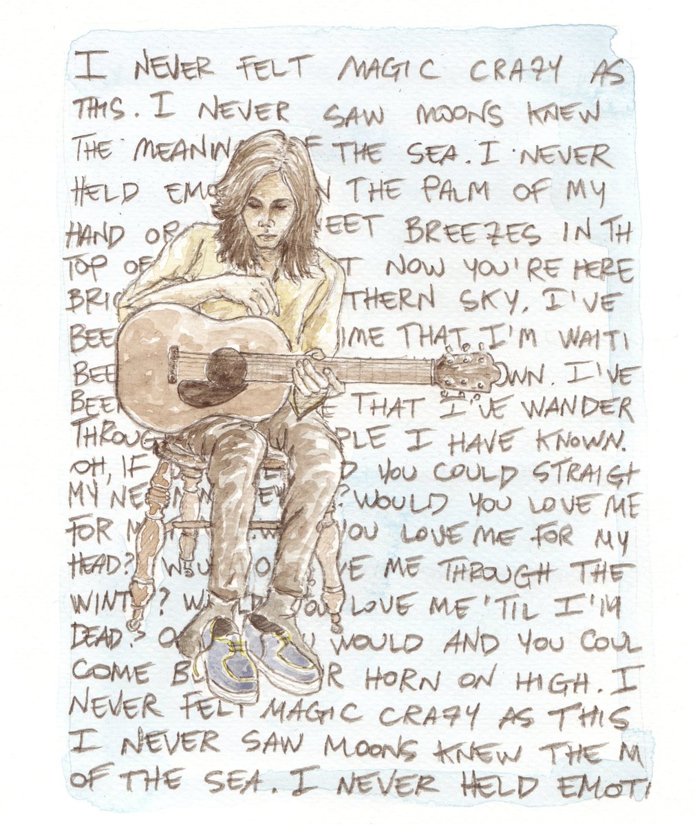 danialv_89's tweet photo. Happy birthday #NickDrake ! So gentle, sensible. Thank you for your wonderful songs.#fanart https://t.co/ipdEjQh5iD