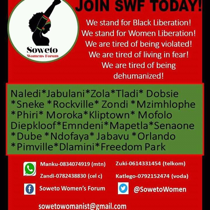 SowetoWomen's tweet photo. Thank you for all the retweets community! Let's keep them coming!
#JoinSWF
#KgalemelaLenyatso
โโ https://t.co/r52eQ9UZ23
