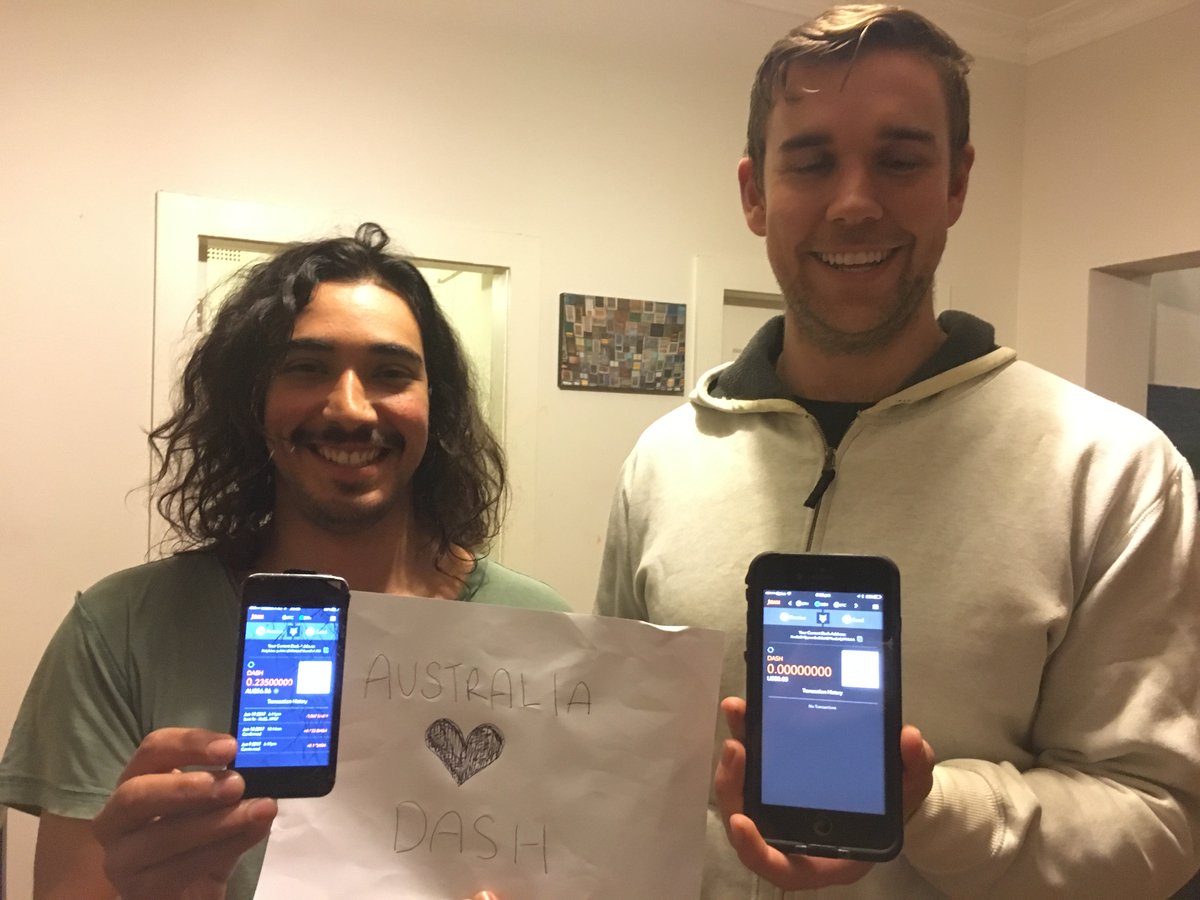 Algreende's tweet photo. Helped my housemate open his #FirstDashWallet 
Xgu1d7MZFeMLea5jR1JKB8WEN2nV6MR89z https://t.co/ClVjQh8ohf