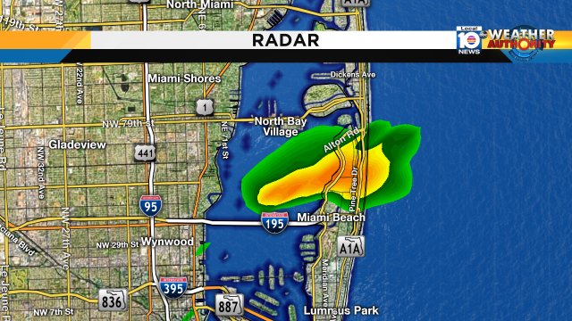 Showers moving onshore grab that umbrella. https://t.co/B9wfxWsznL