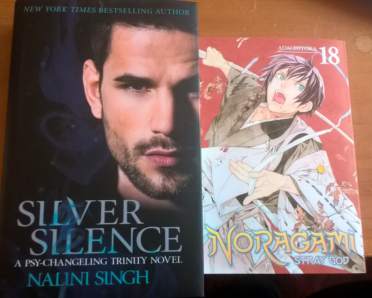 Kael1030's tweet photo. Part of my book order came today π Still impatient for the next Guild Hunter though lol
#nalinisingh #psychangling #manga #noragami https://t.co/FVIHDMQj7h