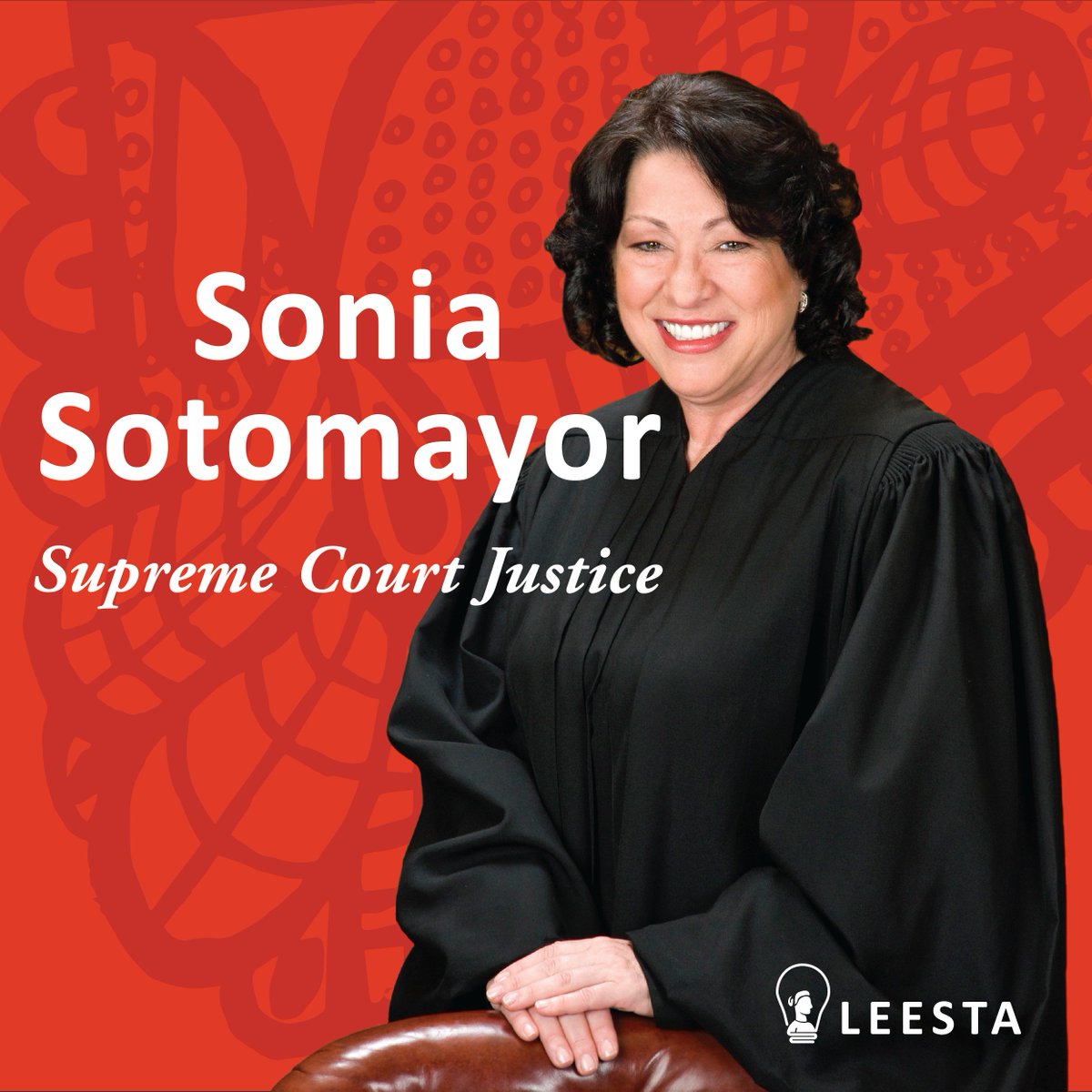 _leesta_'s tweet photo. This week we are featuring the legendary Supreme Court Justice Sonia Sotomayor! #k12 #latina https://t.co/px5MOIaPZD … @SotomayorScotus https://t.co/jc8QGLFc76