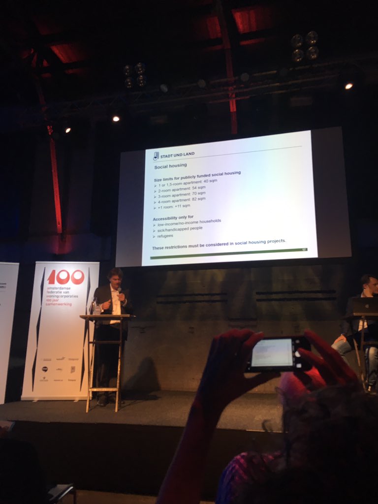 JohnvanNimwegen's tweet photo. Social housing festival: Ingo (Berlijn): social economic segregation is to be avoided. Don't make same mistakes again. https://t.co/9g0PU5G6Ks