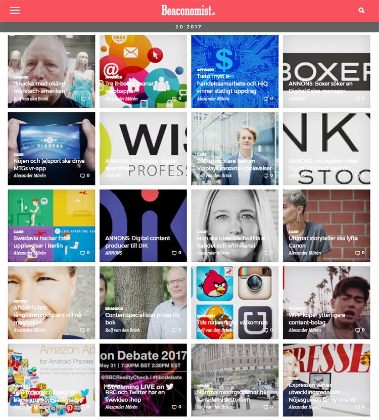Utgåva 20 finns nu tillgängligt. Läs mer här:
dagensopinion.se/beaconomist-20…. I veckan kommer även Beaconomists stora sommarnummer. Håll utkik!