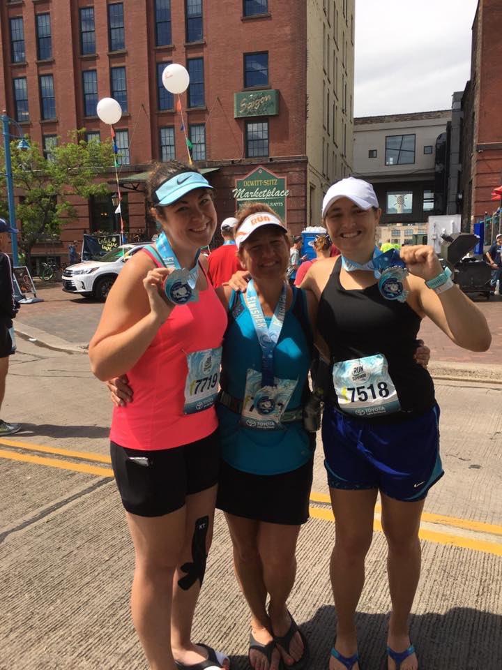 Celebrating the completion of Grandma's Marathon!  It was an amazing weekend!