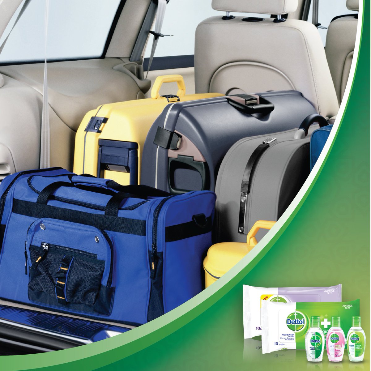 Persiapkan mudik keluarga Ibu dengan Dettol Hand Sanitizer &amp; Dettol Wet Wipes. RT jika sudah siap! #SebagianDariIman