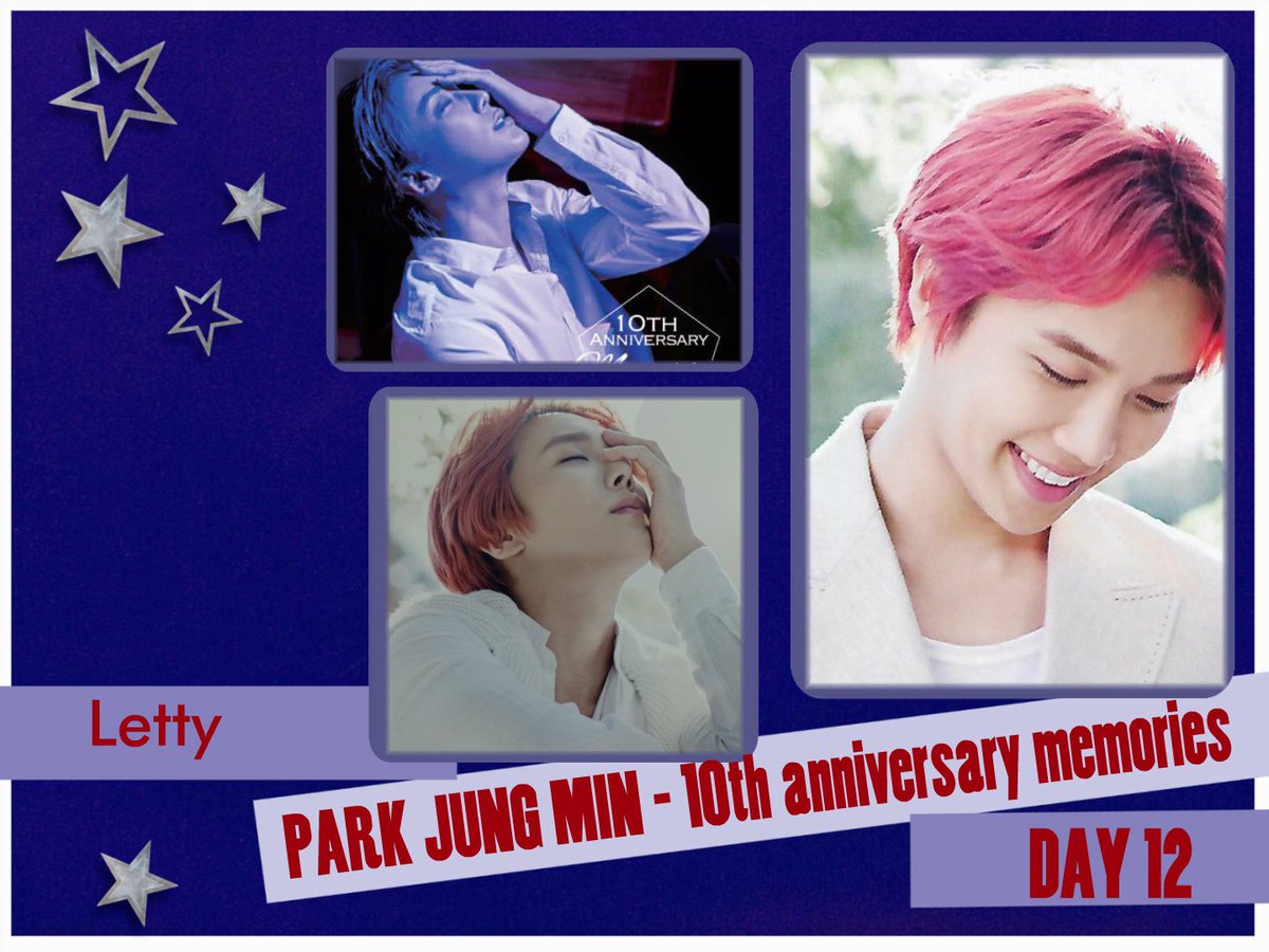BluemoonGir's tweet photo. Day 12- PARK JUNG MIN "10th Anniversary Memories "
#happycomebackparkjungmin
#WaitingforPJM
#TwoYearsIsNothingPJM https://t.co/EKupsxcSiK