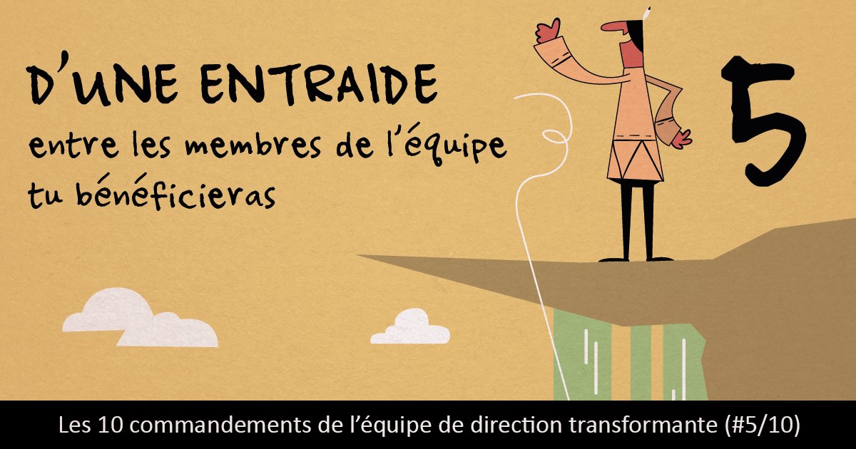 just_Yuman's tweet image. [SÉRIE] L'#équipeDeDirection #Transformante : 
#5 | D'une #entraide entre les membres de l'équipe tu bénéficieras !
bit.ly/2s0rDy2