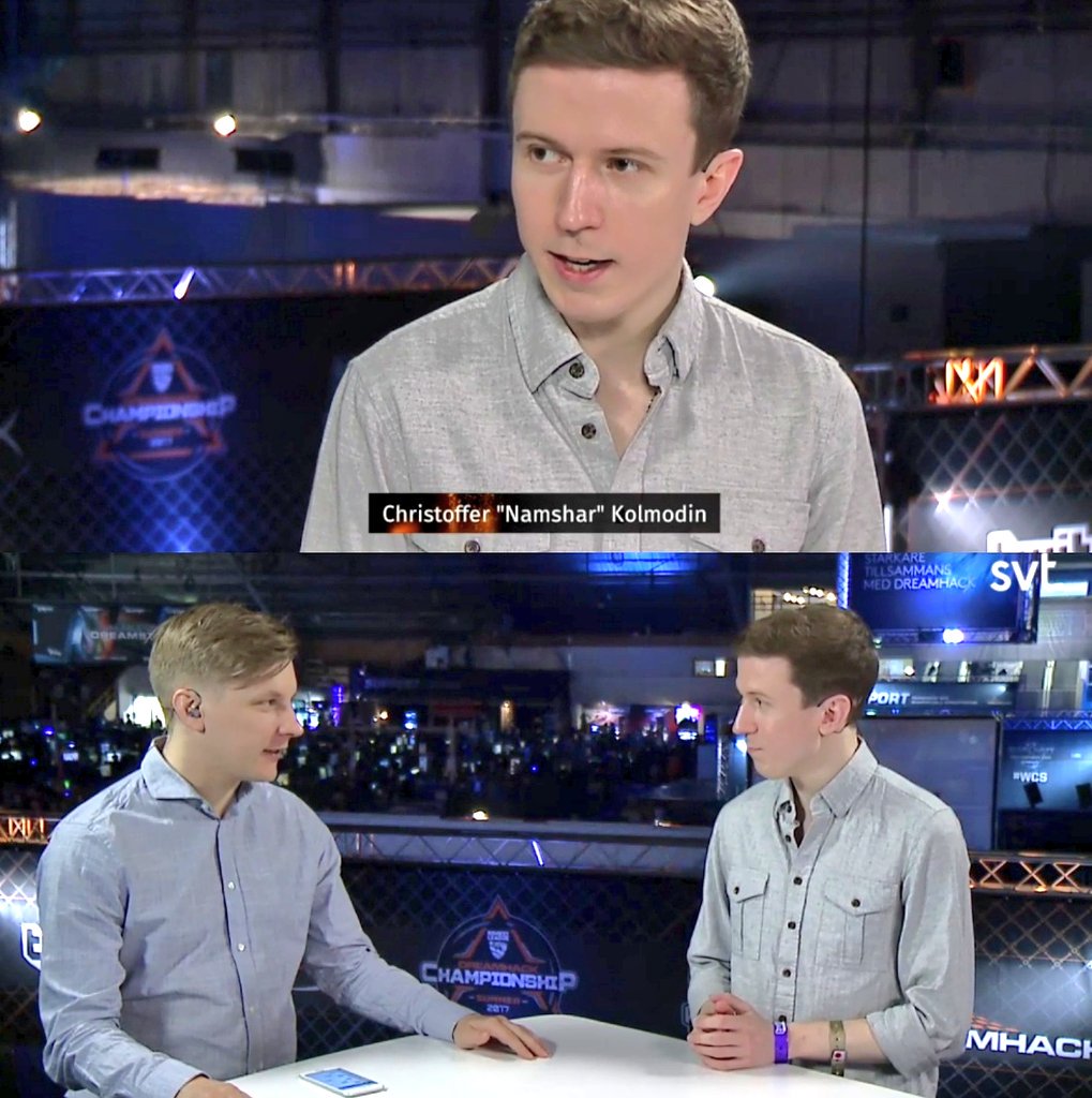 Unfortunately, @dPixNamshar is out of the #WCS, but you can catch him on live Swedish television analysing some of the bo8! <a href="/SVTesport/">SVT Esport</a> 📺