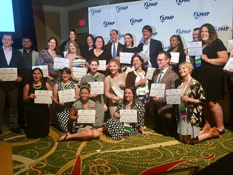APMPNCA's tweet photo. APMP 40 Under 40 Award winners bask in the spotlight! Our Chapter had 13 award winners & multiple Chapter awards! @washpostbiz @WashPostPR https://t.co/LqzMaHlJX2