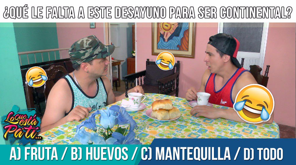 LoQueEstaPaTi's tweet photo. #MicroJim quiere un desayuno continental para empezar bien la semana👀 ¿Qué crees que le falta? 😂 https://t.co/kwg9Krs8uM