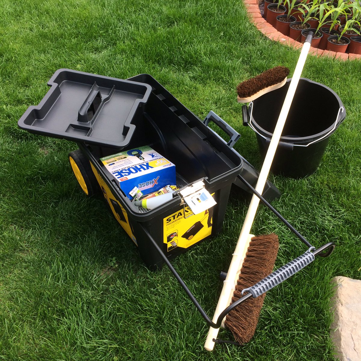 thymeZgrow's tweet photo. Safe and secure storage for hand tools at Yarl's Wood plus boot cleaning equipment so we don't leave a trail of mud behind. https://t.co/cw5Fwd8QG6
