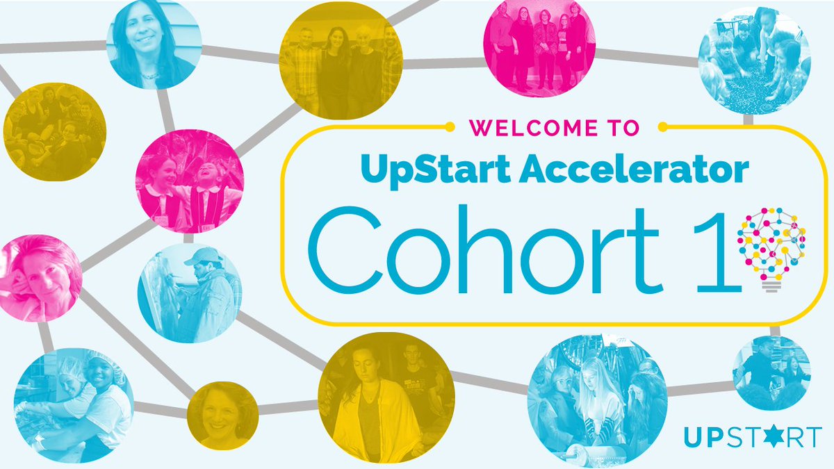 Announcing #UpStartCohort10: 9 game-changing organizations opening up new access points to Jewish life. bit.ly/2rkZlee