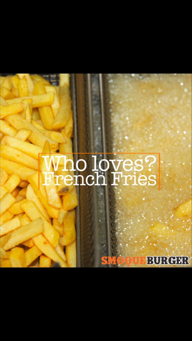 🍟😊 #frenchfries #fries #smoqueburgeruk