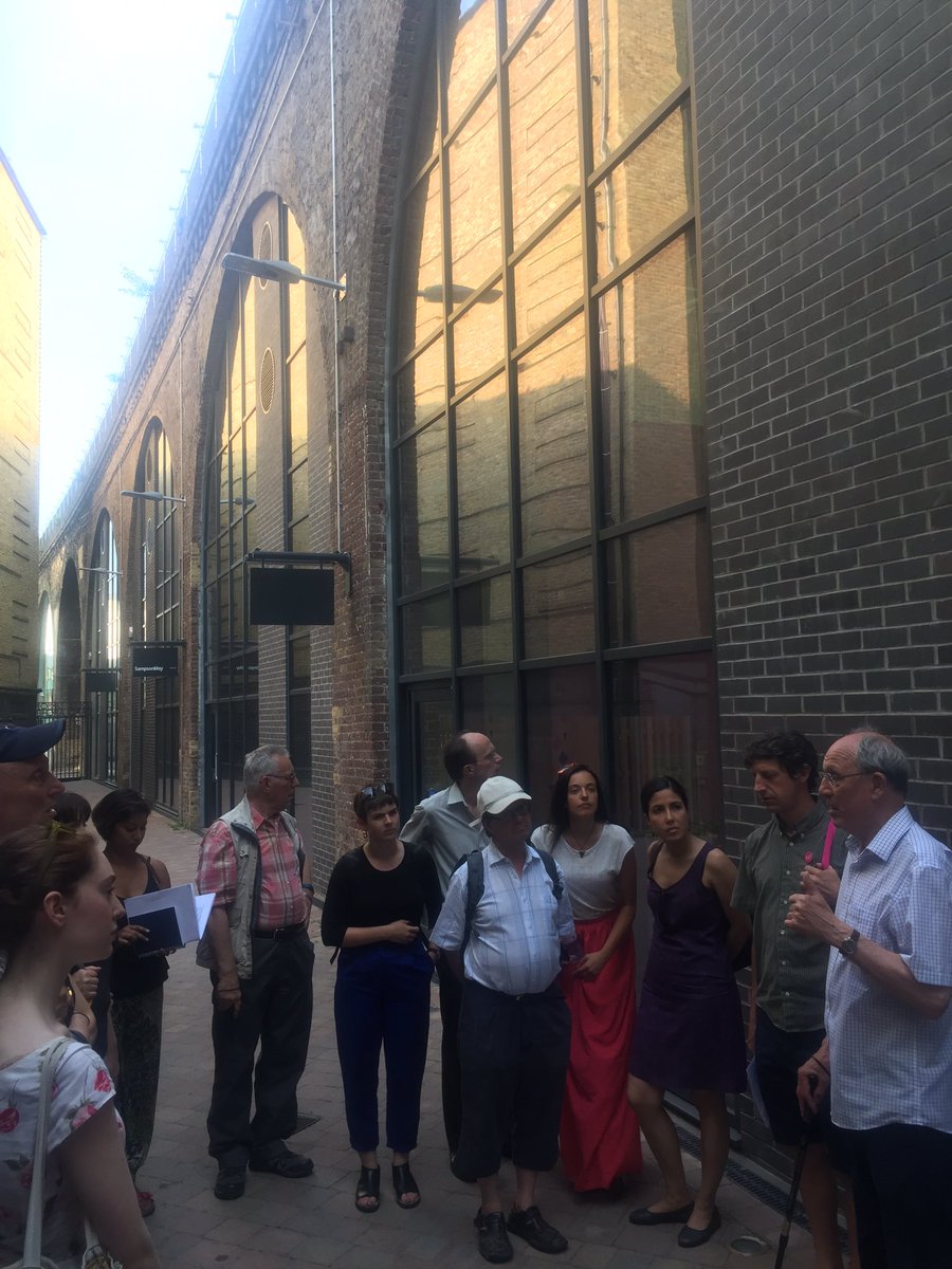 #londonfestivalarchitecture walk with wonderful david Stephens who thought of the #lowline #bankside