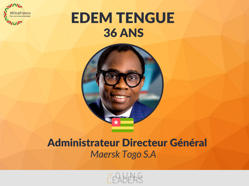 french_african's tweet photo. Découvrez l'un de nos #YoungLeadersAF, @kokouedemTENGUE, 36 ans, Administrateur Directeur Général @Maersk #Togo🚢⚓️
➡️https://t.co/mCNGb8ayOj https://t.co/o8tTSRwg9F