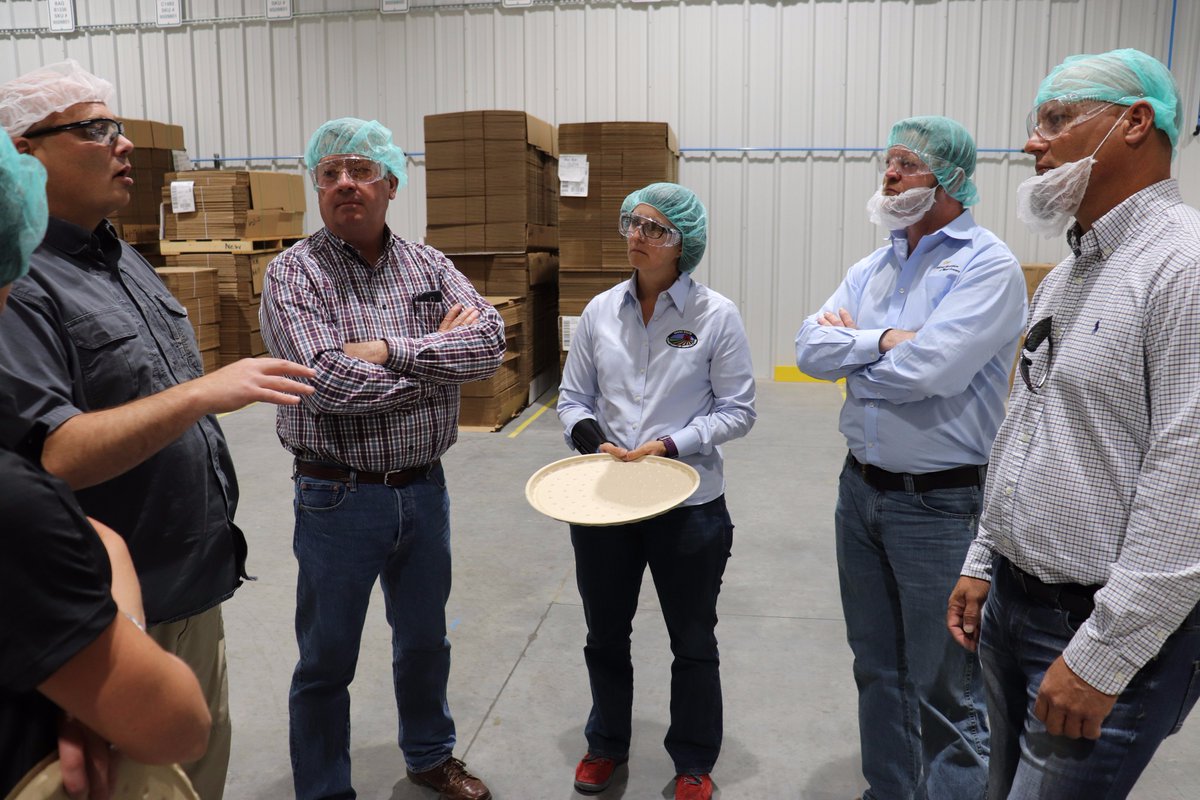 NationalWheat's tweet photo. NAWG CEO @CGoule, President @dryknoll, &amp; @IdahoGrain had a great time visiting the #FabriKal plant! Learn more: https://t.co/pGI6Dy4B0N https://t.co/csDx9oPmpq