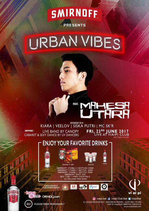 jackviaipi's tweet photo. On Friday @ViaipiBali feat @mahesautara #urbanvibes #smirnoff_ID @Smirnoff_ID https://t.co/cFtWa0u5l2