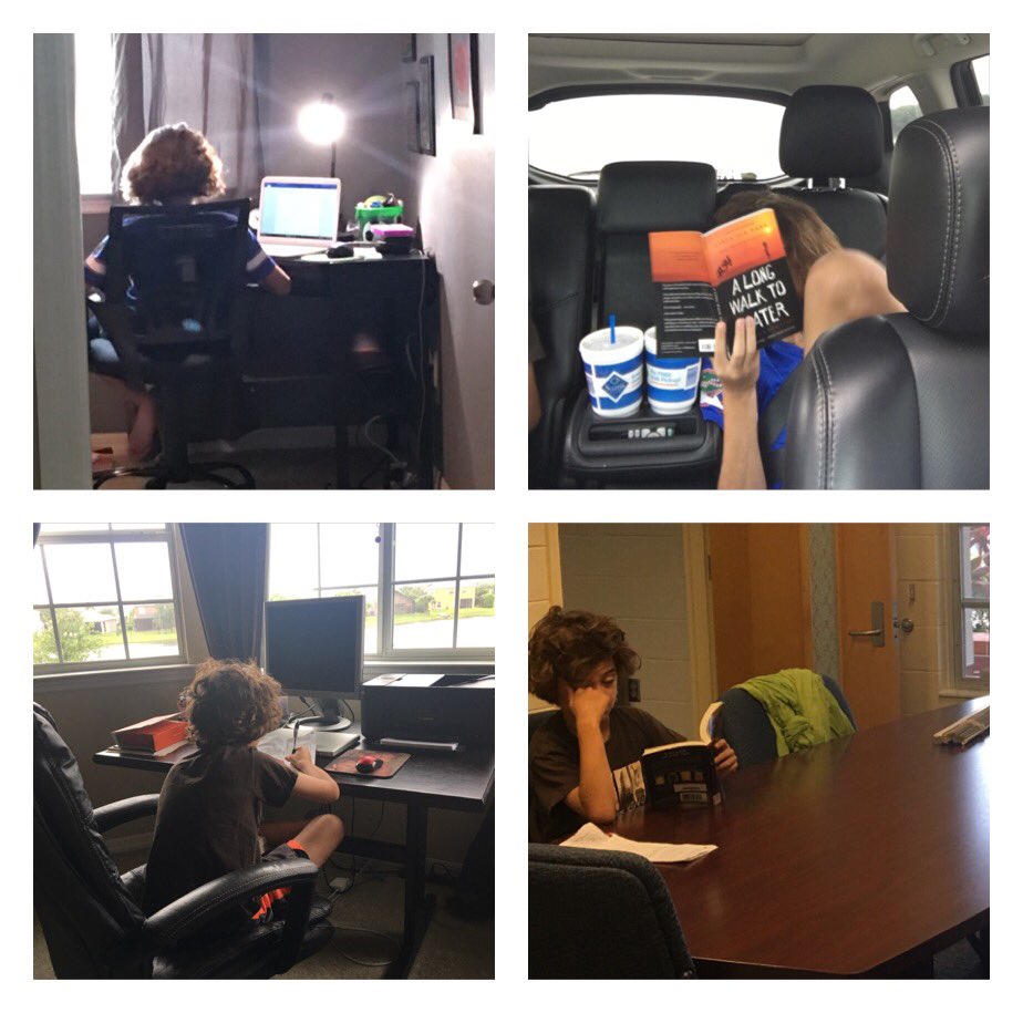 DrRSMerhar's tweet image. Love seeing them reading&amp;amp;learning this summer! @collierschools @CCPS_AdvStudies #SummerAssignment #KeepReading