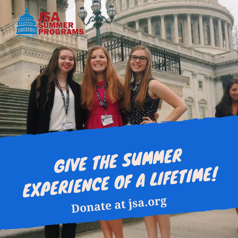 JSAAlumni's tweet photo. JSA summer school is transformational. Help a student attend by supporting JSA. Donate at https://t.co/FY8SLSnhR7. https://t.co/AlOnv41i8g