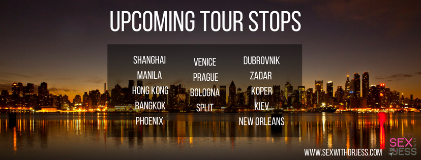SexWithDrJess's tweet photo. I'm about to head back out on the road soon! Check out my #eventsschedule here: https://t.co/rhP1tuhIKd https://t.co/7CJL6LKEQ5