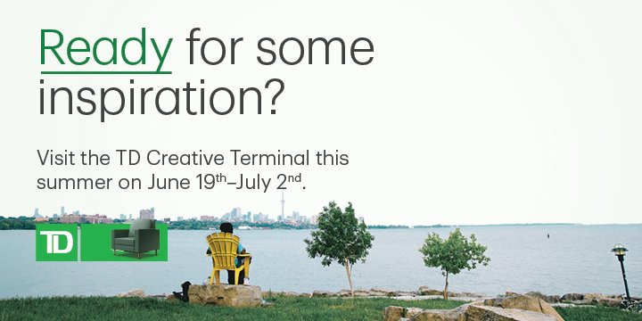 Torontounion's tweet image. What's on this week? @TD_Canada is bringing some of the city's greatest #TorontoMade talent to #Union
More details: torontounion.ca/events/td-crea…