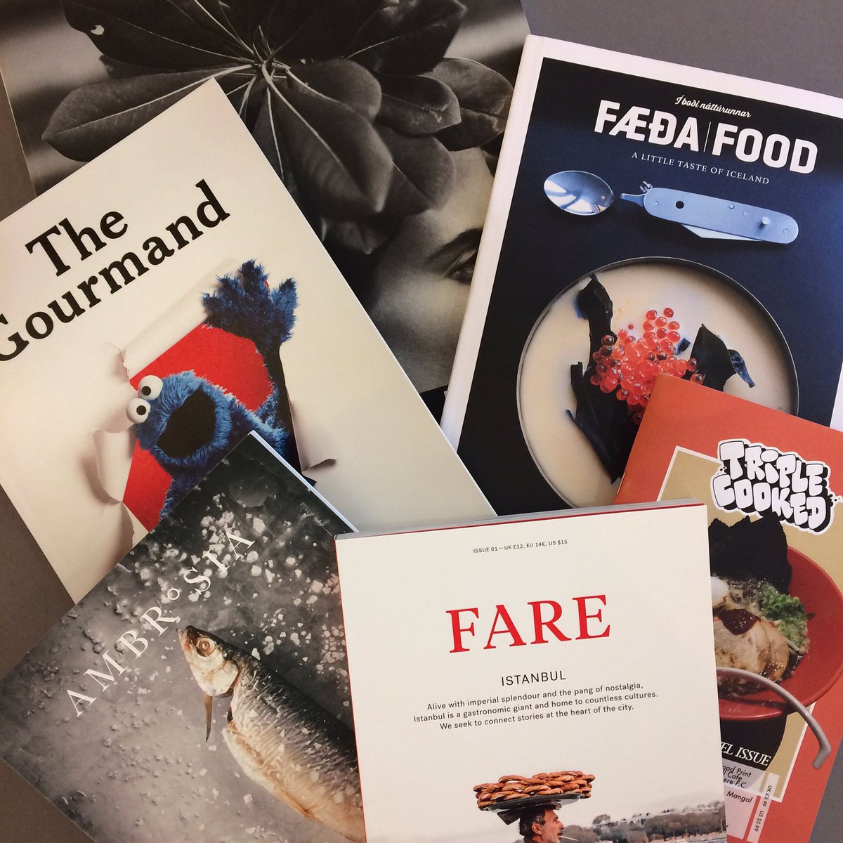 The best selection of #magazine titles in #Manchester. Here are some choice #food oriented titles for all you gastronomes.