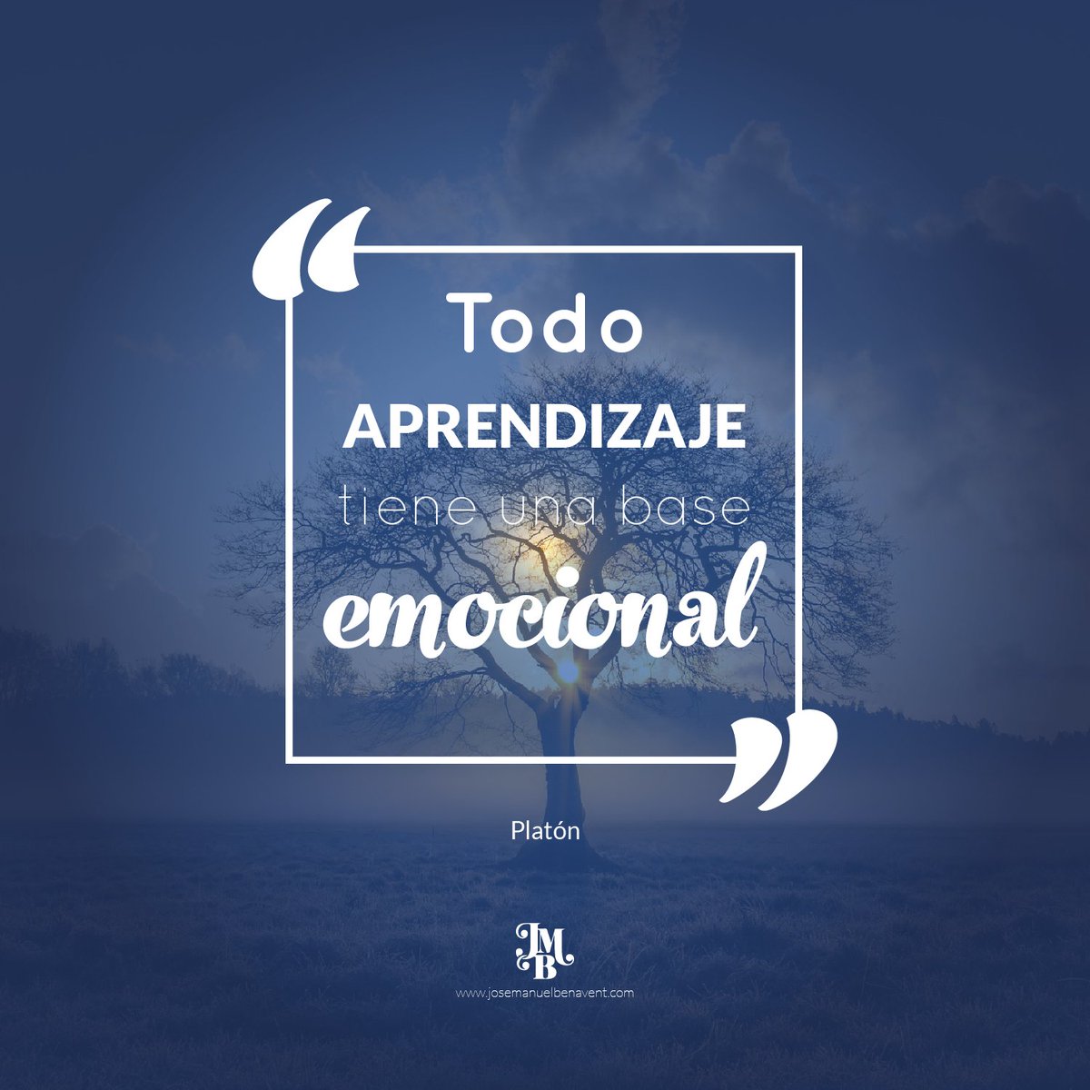 JMBenaventP's tweet photo. #FelizLunes La emociones influyen en todo los aspectos de nuestra vida. #coaching #inteligenciaemocional #JMBP #MotivationMonday https://t.co/HyxrhWUbIP
