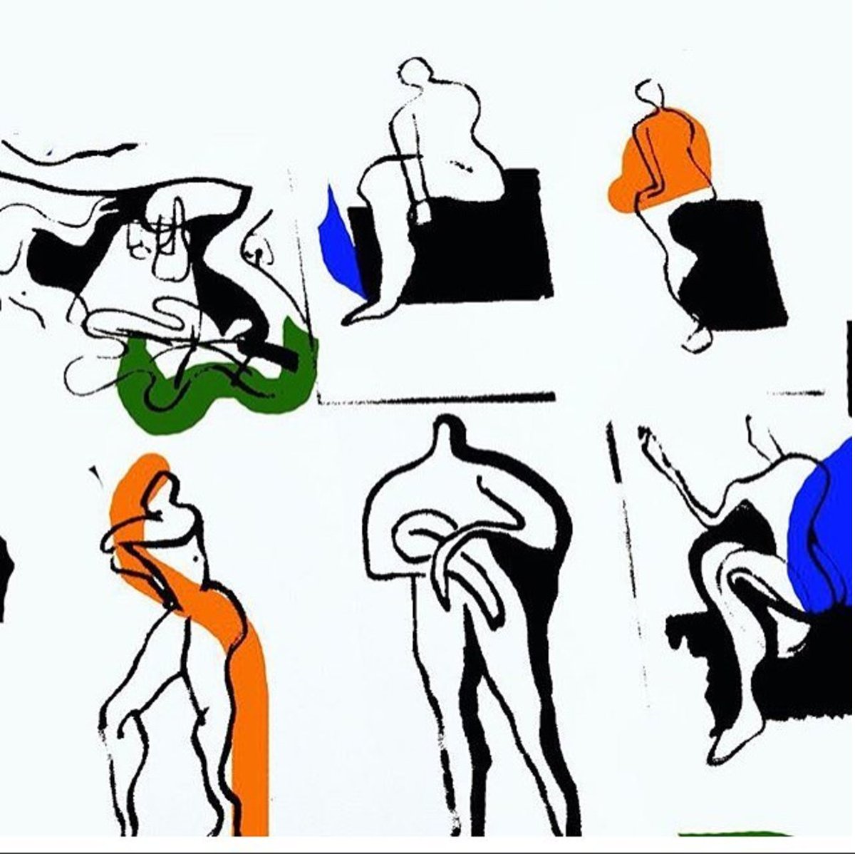 Becca Jones' work inspired by 'the Modular Man'.