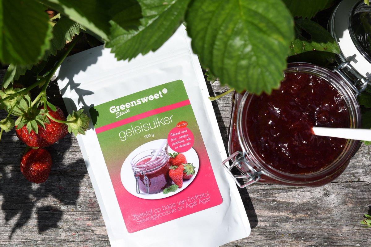 PersWereld's tweet photo. Suikervrij jam maken met de geleisuiker van Greensweet-stevia - https://t.co/bdi2EOUYnr https://t.co/tLiC5sJZL2