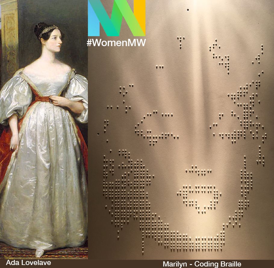 MuseoTolomeo_BO's tweet photo. #adalovelace, prima programmatrice donna, nel 1837 riconosce il #braille come #codicebinario prima dei computer #womenmw #MuseumWeek https://t.co/bURXzZf8xf