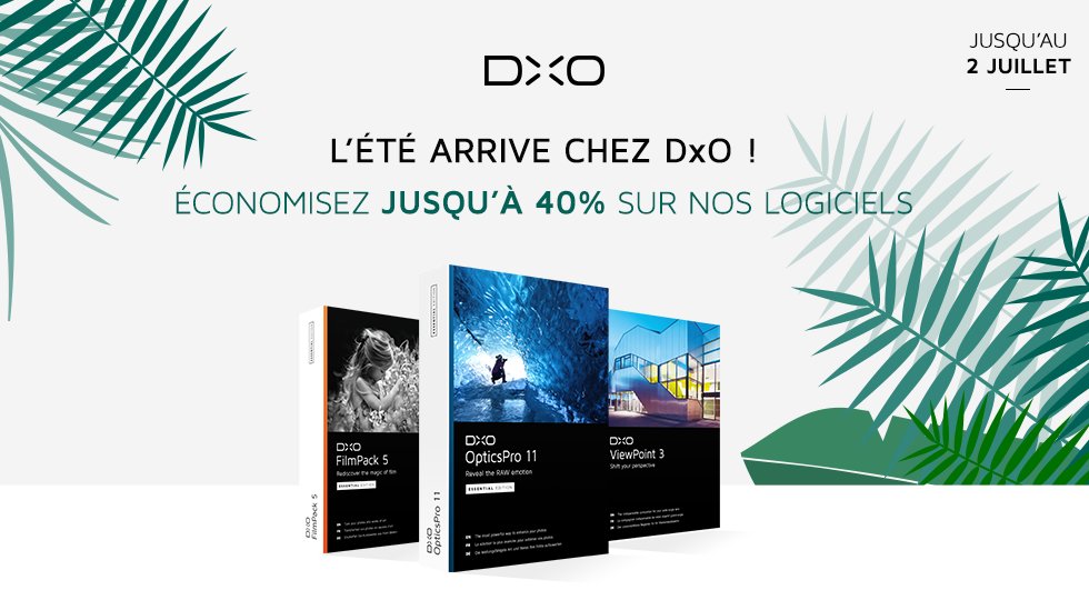 DxOLabs's tweet photo. L’été arrive ! Jusqu’à 40% de réduction sur l’ensemble des logiciels de traitement @DxOLabs : https://t.co/KwjksIMmxg #OpticsPro https://t.co/a91tQWfST0