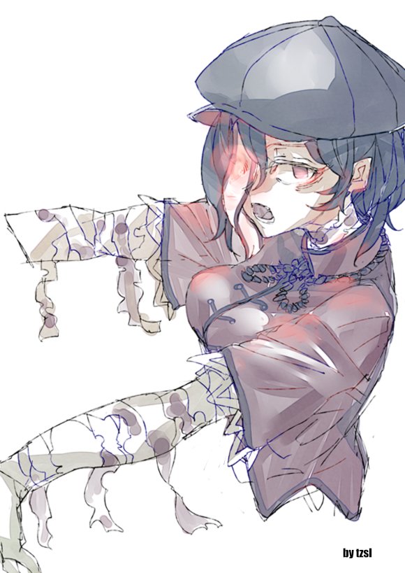 宮古芳香 「奇四死. #深夜の真剣お絵描き60分一本勝負 」|tzslのイラスト