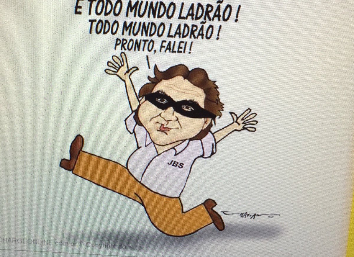 jose_simao's tweet photo. O apelido do Joesley devia ser "Pronto, falei!" https://t.co/ldAHATxsrN