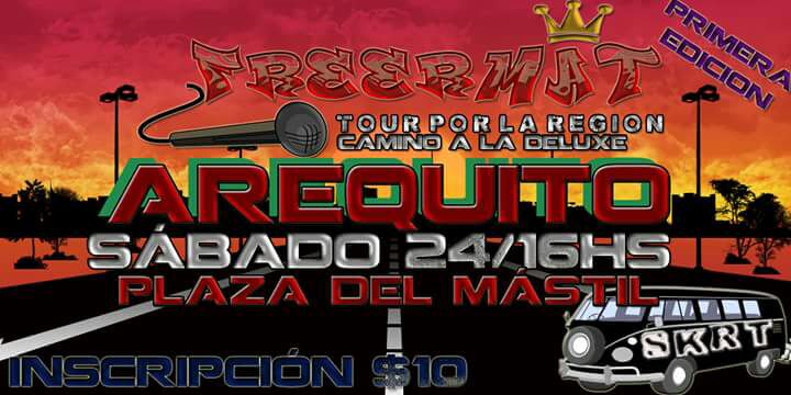 Micabarretook's tweet photo. Oh shettttt madafaka #Freermat esta con todo loros💣
Este finde #FreermatTour 
Round en AREQUITO.
si queres +info vía inbox! https://t.co/bwn1To8RRt