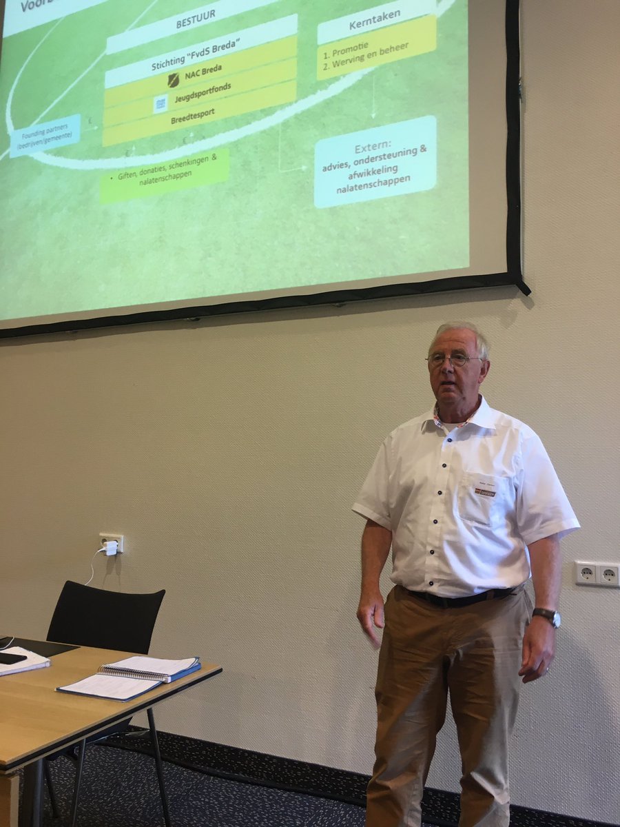 Zeer inspirerend verhaal van Walter Clement over het op zetten van een eigen (sport) fonds #DagvandeFondsenwervingvoordeSport