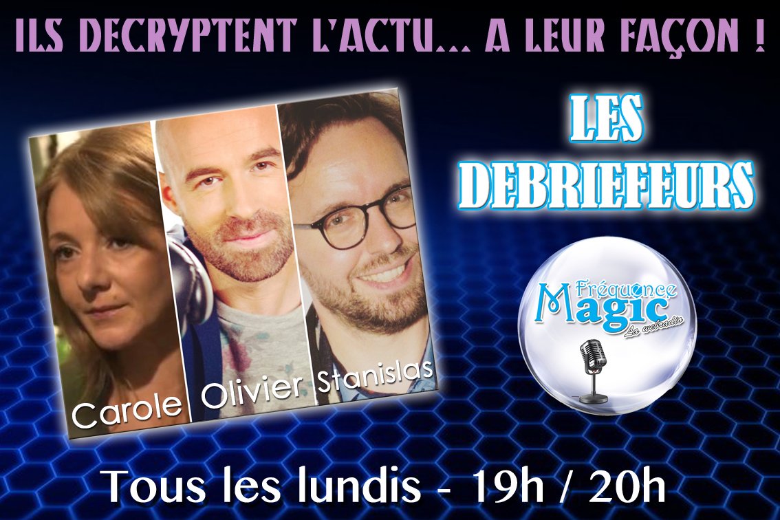 MagicFrequence's tweet photo. Le programme du lundi dès 17h sur https://t.co/wPDP0HCTRJ: #GenerationMagic + @Lesdebriefeurs (pour parler notamment J.O.) + #MagicFarmer https://t.co/I8Uu6oq7cT