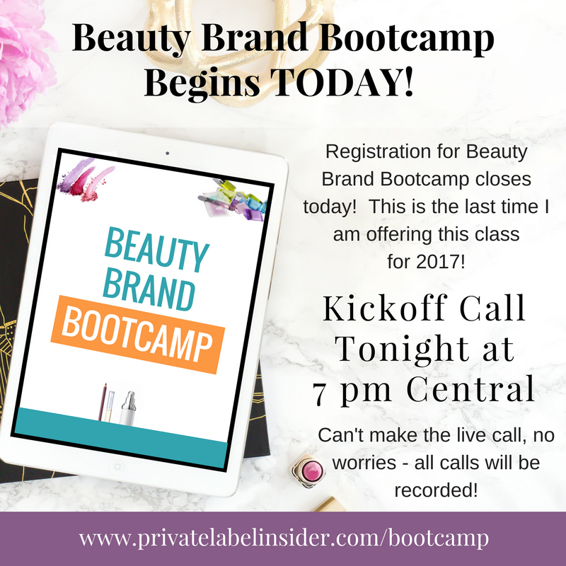 Last Chance - Bootcamp starts today!
Check out the details here: privatelabelinsider.com/bootcamp