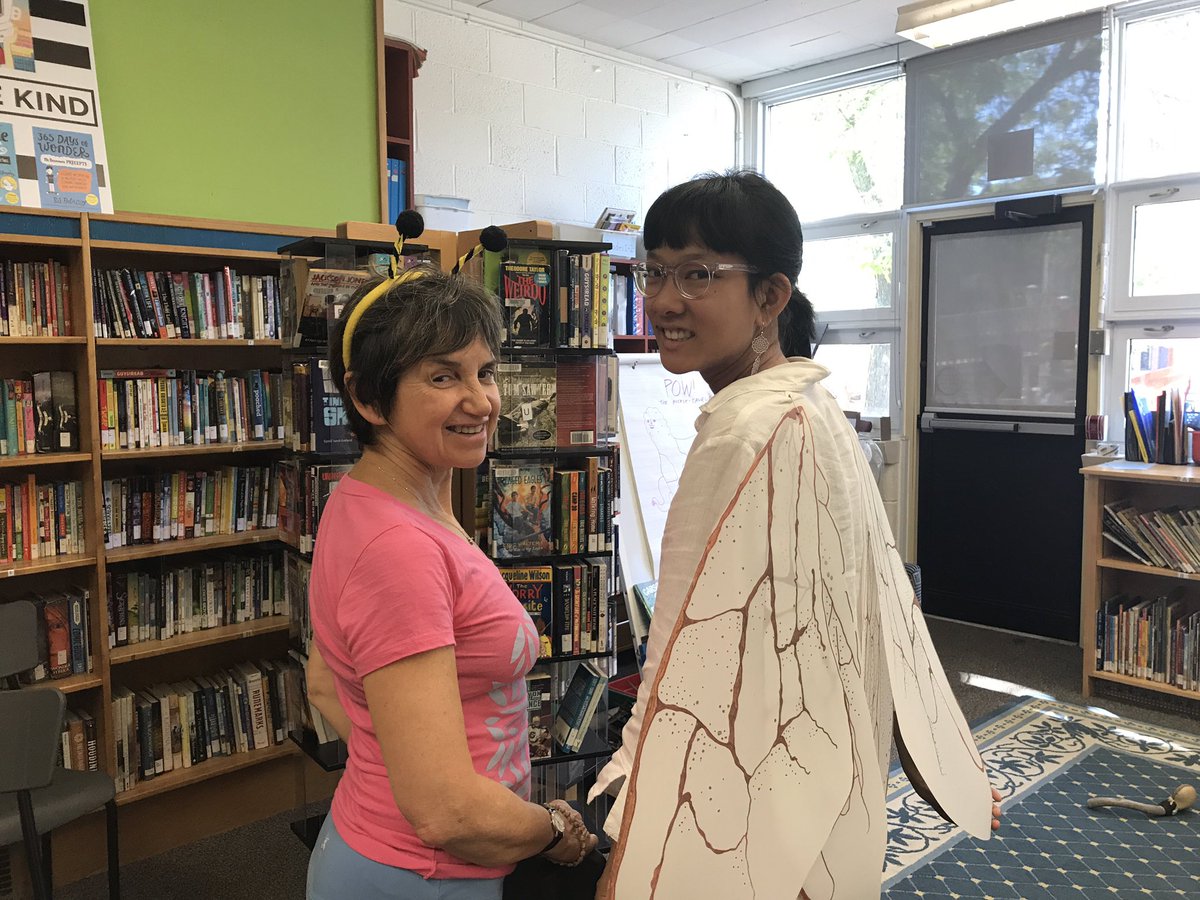 MyBlueOrchard's tweet photo. Thanks Shelly and Stephanie @BeeCityCanada for teaching us at #Cottingham JR PS about how important #pollinators are! #PollinatorWeek https://t.co/4DLbsze2XW