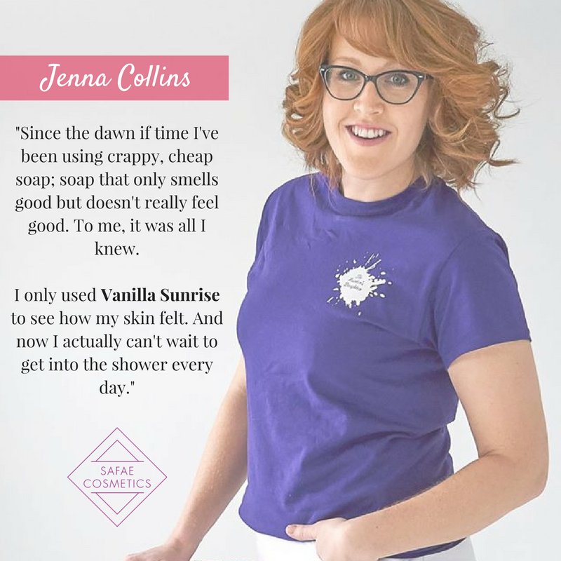 Safae_Cosmetics's tweet photo. Here is what Jenna had to say after using our soap for a week #soapstories #cleanconfessions #Safaessoapysupporters (Part 1 of 2) https://t.co/a7vucofK89