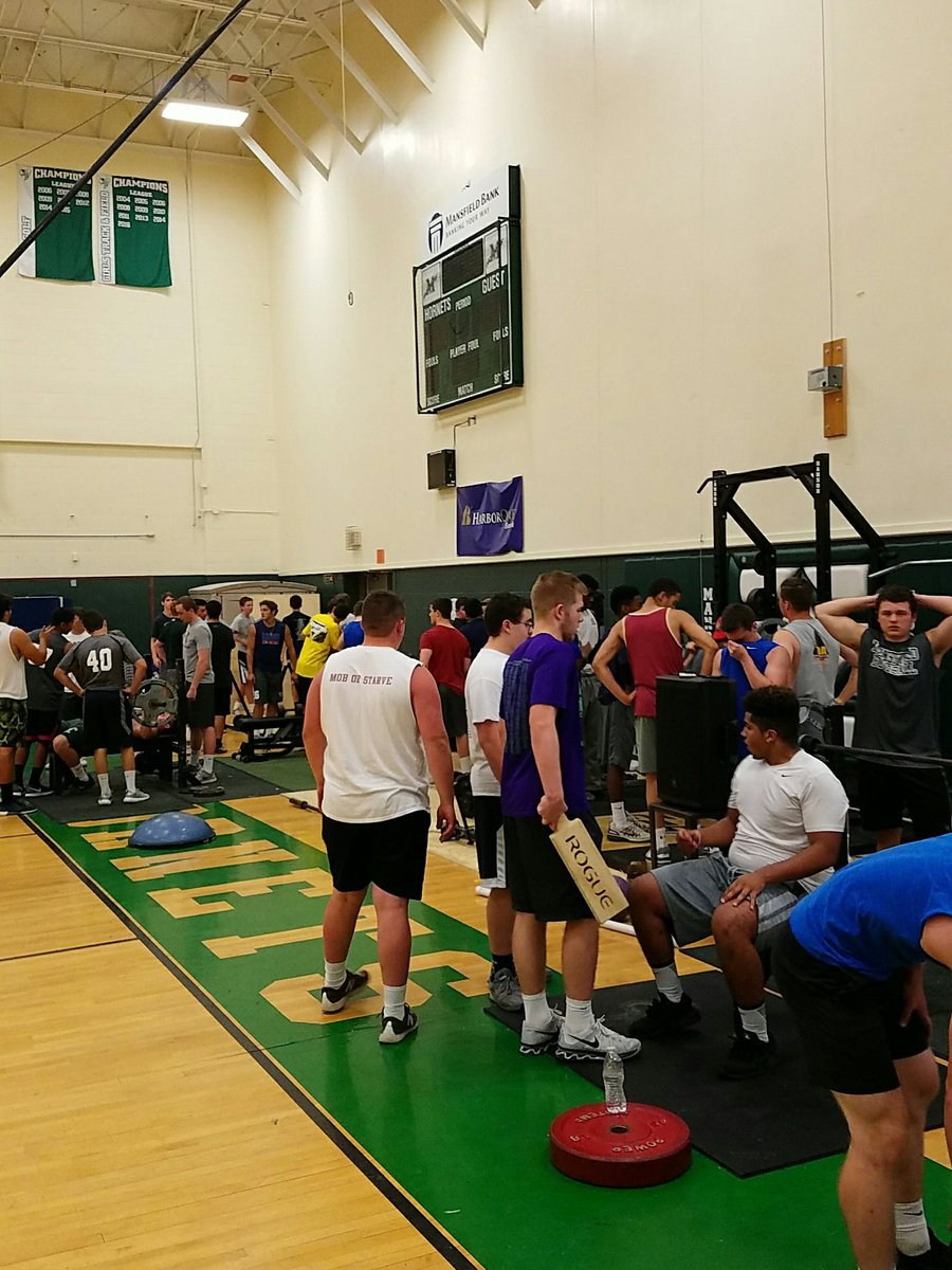 MHSWeightRoom's tweet photo. NO Weight room?!? Hornets still find a way to get things done!!!
#SweatBlood #Hornetpride #Hock #SummerStartsToday https://t.co/1kPqZTNDiU