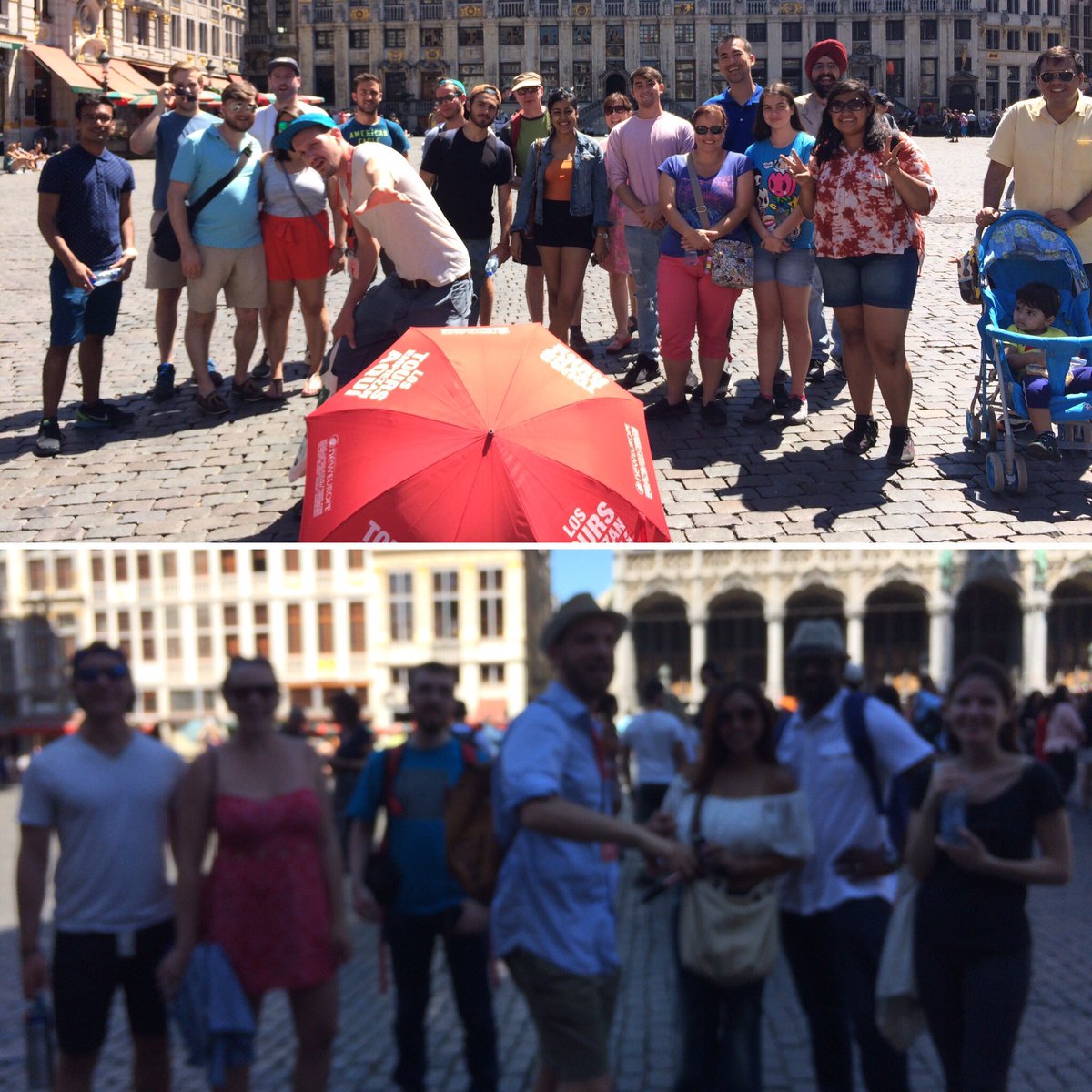 newbrussels's tweet photo. #Brussels Walking Tour in English with Quinten &amp; Simon. 19/06/2017 . 13:30-16pm
#FREETOUR #sandemans #redumbrella #Belgium https://t.co/XveGLhMNhx