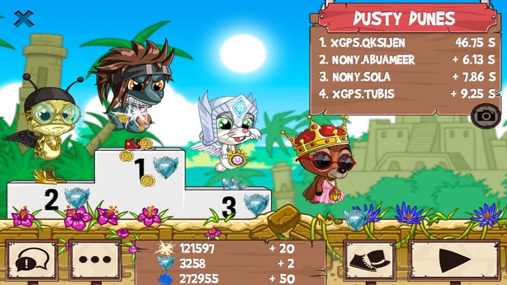 Qksijen1's tweet image. Get on my level, son! #funrun2 #ABUAmeer #sola #tubis
