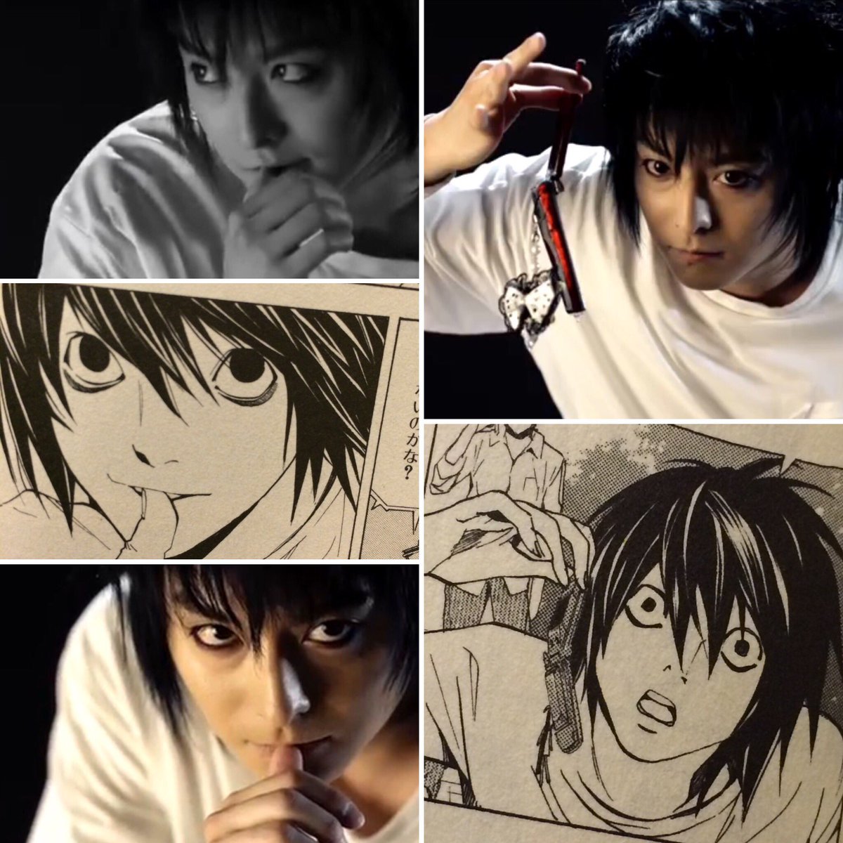 まゆ 再現度凄いと思うの W デスノート デスミュ L 小池徹平