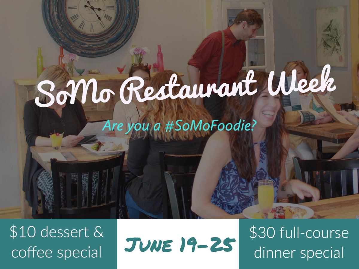 aviarycafe's tweet photo. Are you a #SoMoFoodie? Be sure to stop by for these great SoMo Restaurant Week specials now through Sunday. @downtownsgf #tasteofsomo https://t.co/yvYI97wUFr