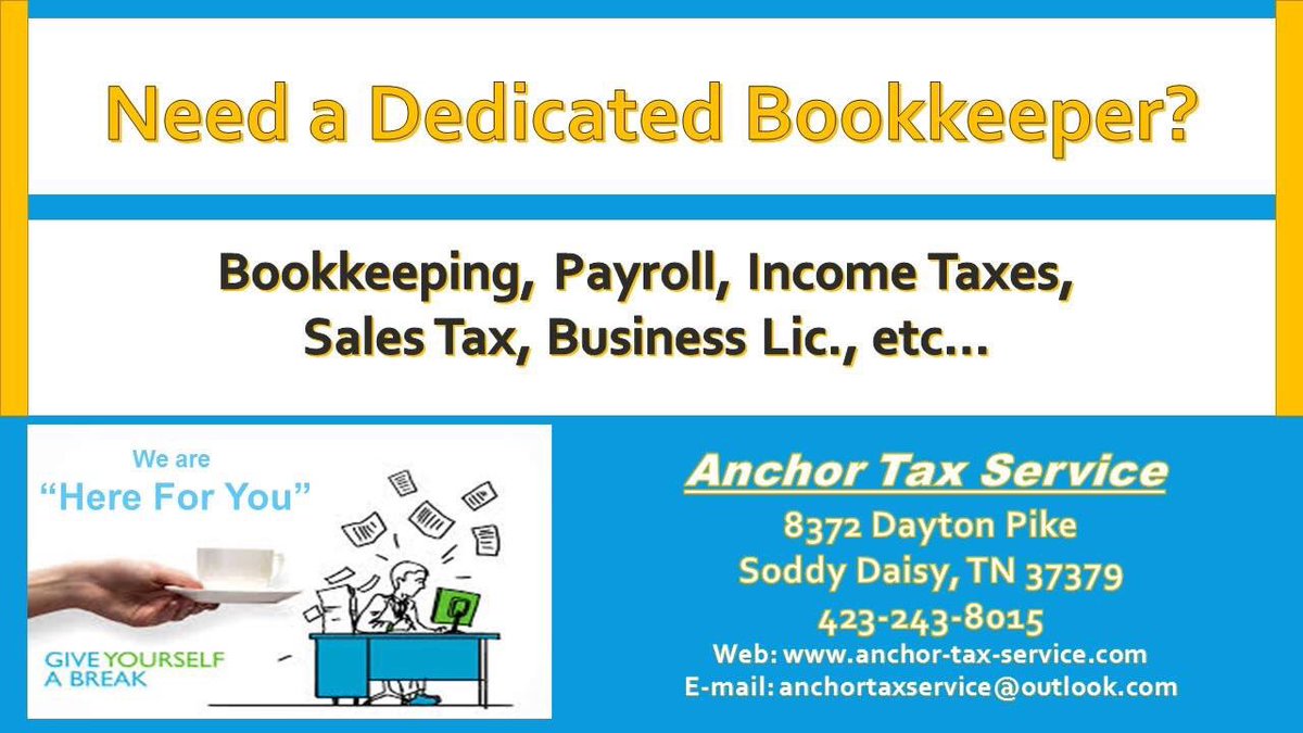 Anchor Tax Service (AnchorTax) Twitter