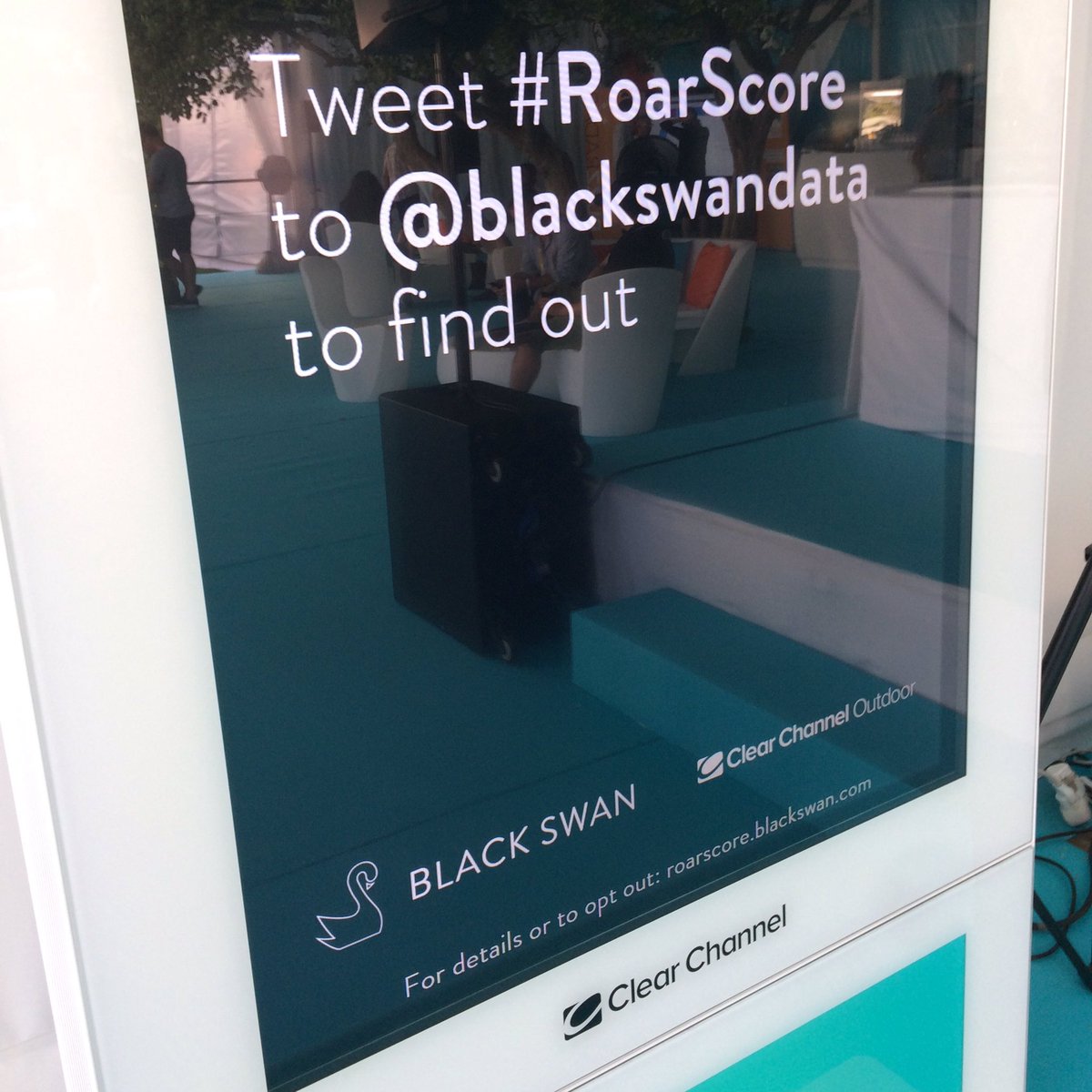 Kayemjaye's tweet photo. Fabulous to see our collaboration with @voodooh_ and @clearchanneluk live at The Grand Hotel #cannes2017 #roarscore #dooh https://t.co/bdXUplaSKU