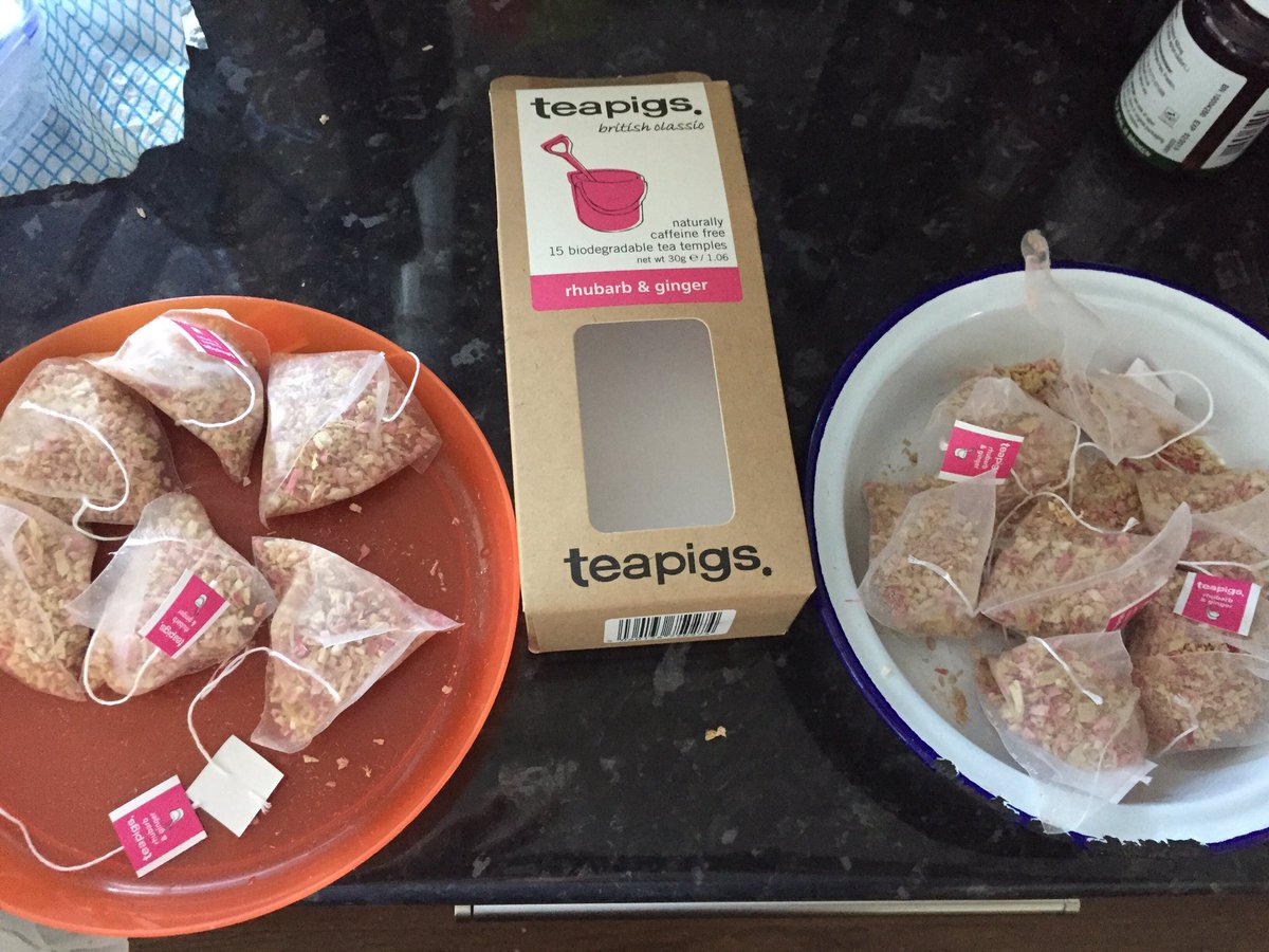 Berrtie72's tweet photo. Not sure why but 7 of my 15 @teapigs bags have small tears in them. No box damage just loose tea. You guys having any production issues https://t.co/VbLE8n0wKv