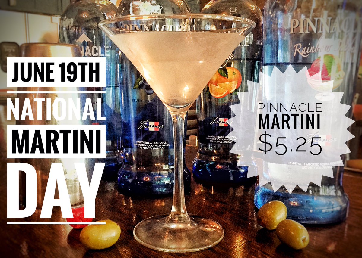 #NationalMartiniDay is starting early!